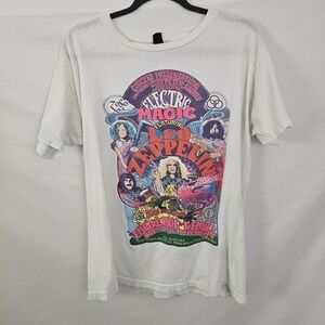 Led Zeppelin Shirt Mens Large Electric Magic Wembley Concert Tee Licensed Rock